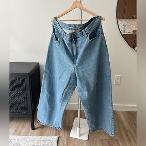 Old Navy Baggy Extra High Rise Wide Leg Jeans